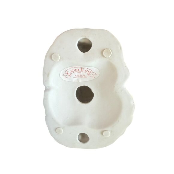 Vintage Christmas Village House Candy Cane Lane Cottage Snowy Holiday Decoration - Picture 8 of 8